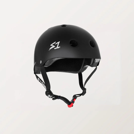 Lifer Black Matte Red Straps