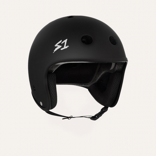 S1 Lifer Retro Helmet Black Matte